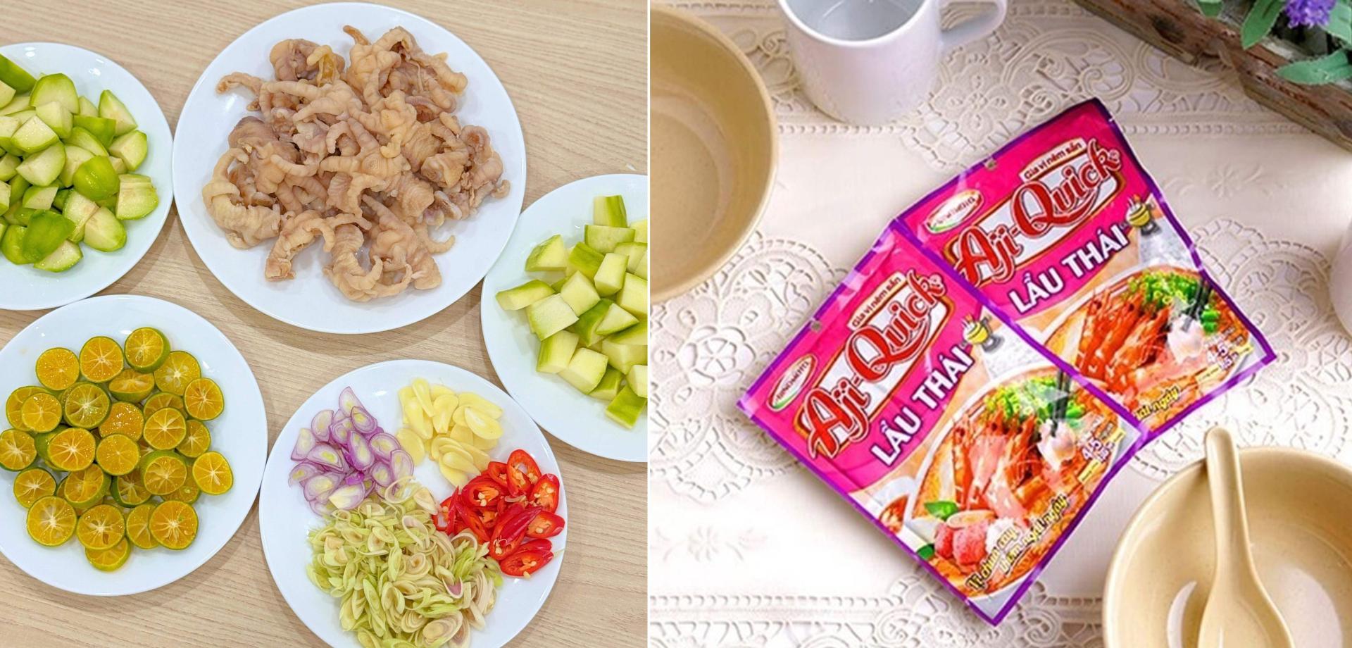 Nguyên liệu cơ bản cho món chân gà sốt thái